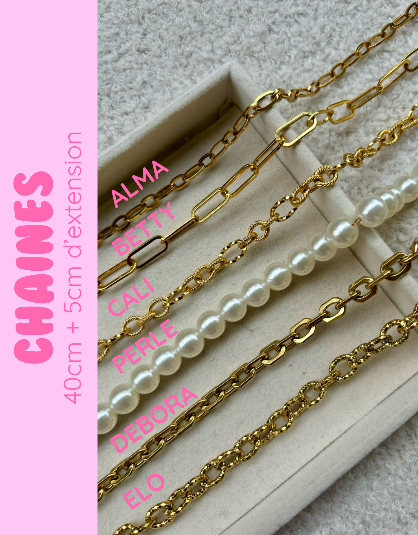 Collier personnalisable - GROS CHARMS